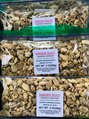 ORGANIC GINGER ROOT TEA - PURE ORGANICS HERBS & SUPPLMENTS - Organic Ginger Root Tea