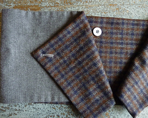 wool flannel cowl