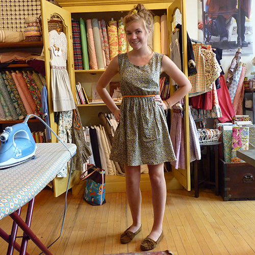 deer and doe datura dress