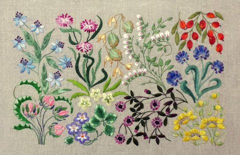 Canevas Foiles embroidery from The French Needle