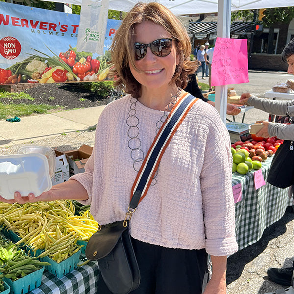 Nan at the farmer's market