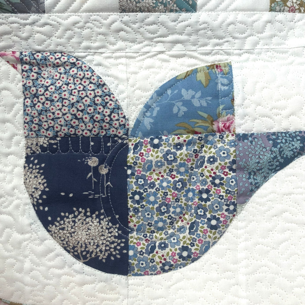 Tilda Birds and Sunflowers quilt from Sewing from the Heart book