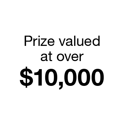 Prize valued at over $10,000