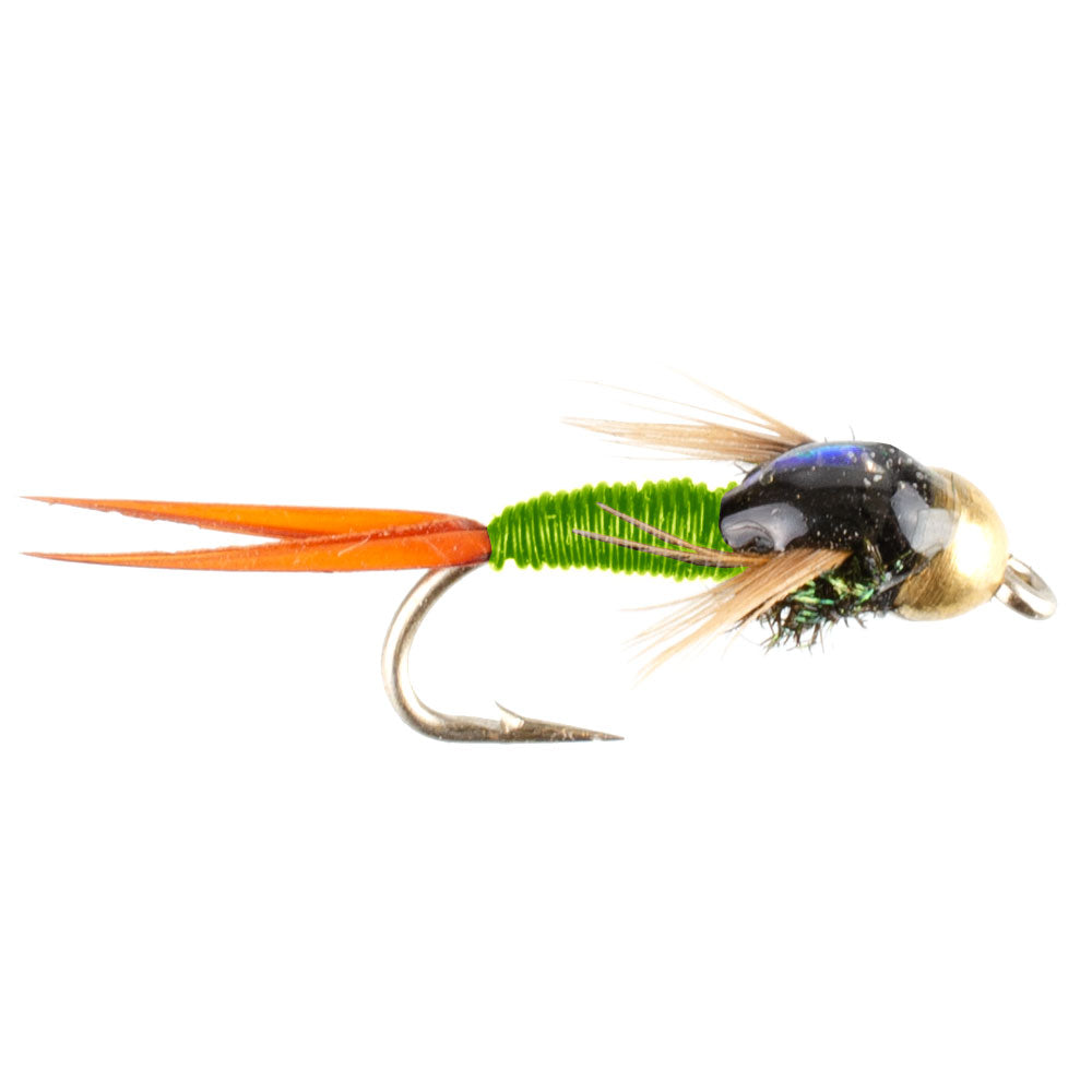 Tactical Tungsten Bead Head Copper John Euro Nymph Assortment Fly Fish