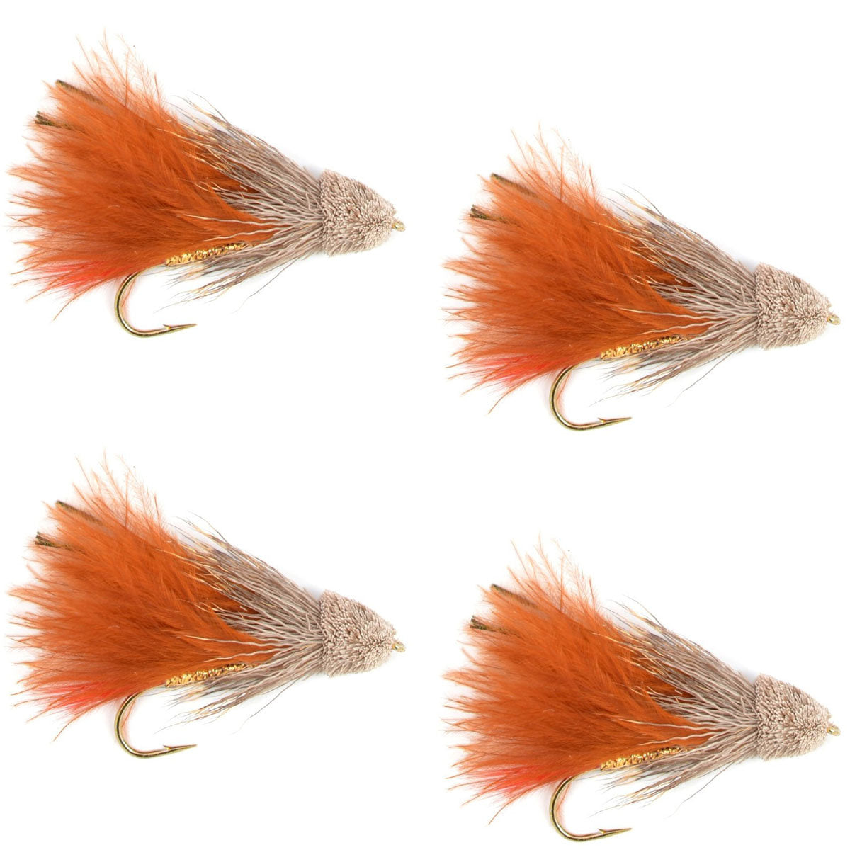 Trout Fly Assortment - Muddler Minnow Streamer Flies Collection