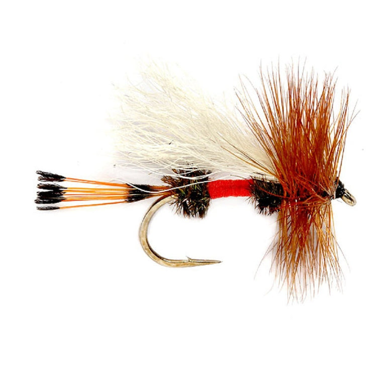 Royal Trude Classic Hair Wing Dry Fly - 6 Flies Hook Size 16 from