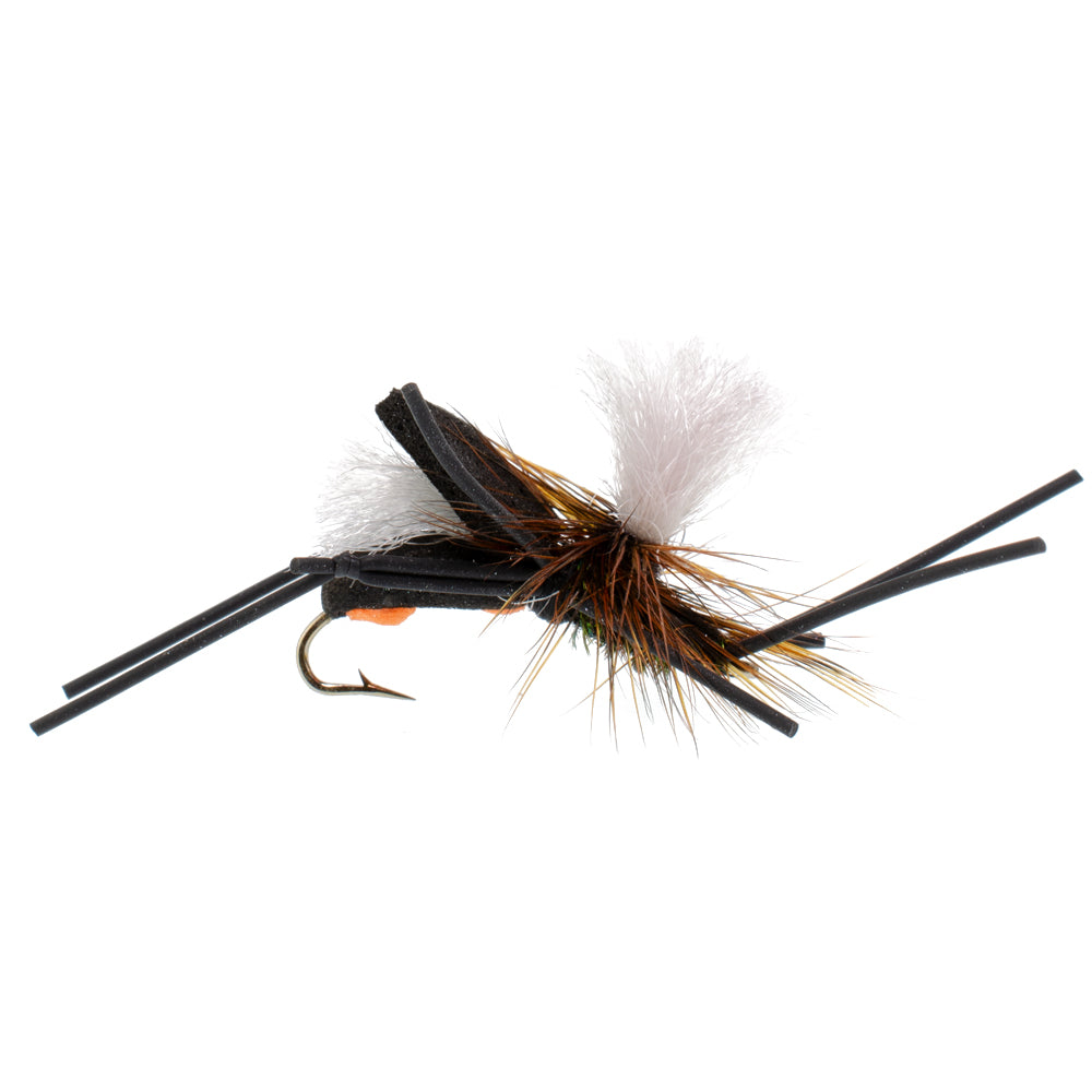 Dropper Hopper Foam Body High Visibility Grasshopper Dry Fishing Fly  Collection