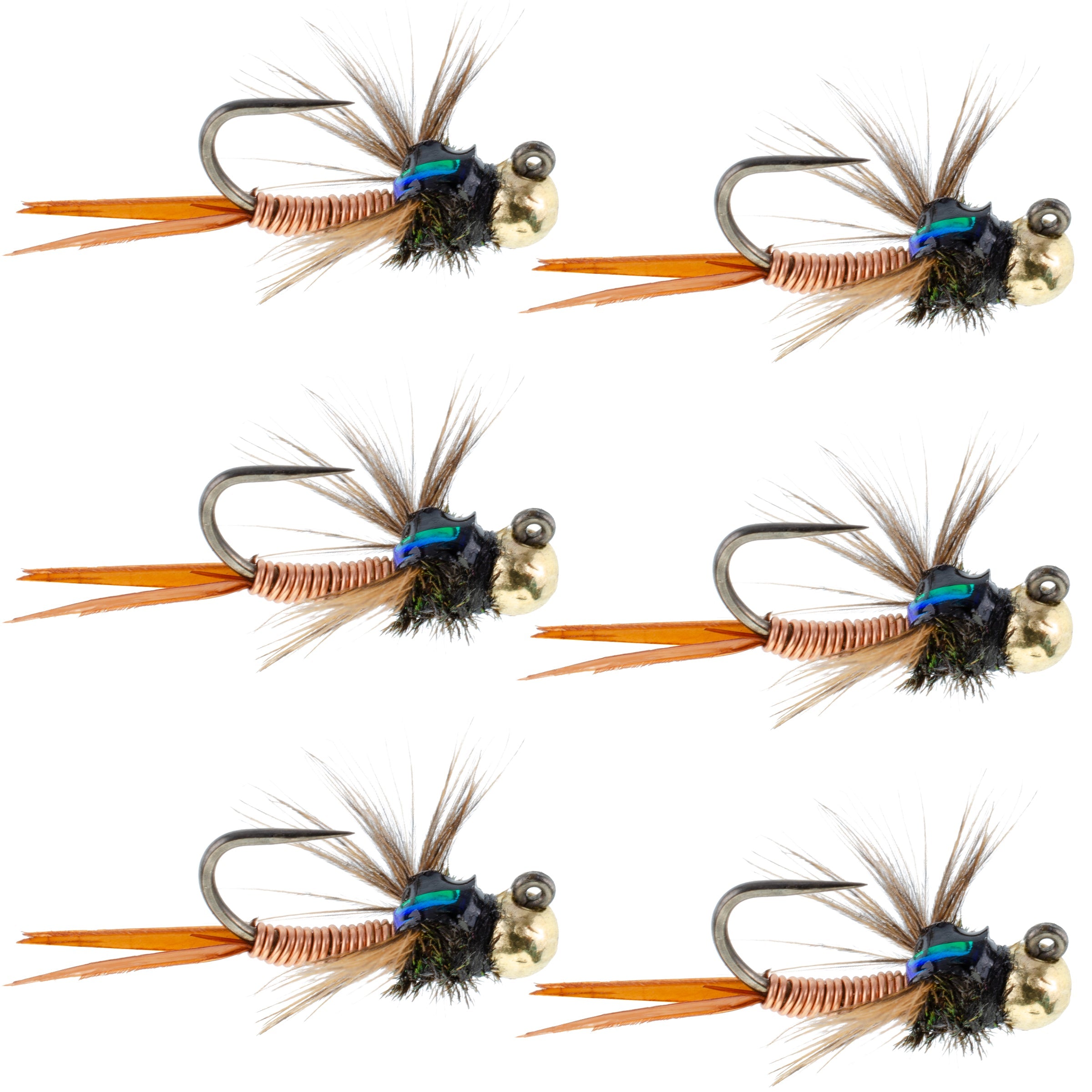 Tungsten Bead Tactical Jig Copper John Red Czech Nymph Euro Nymphing F