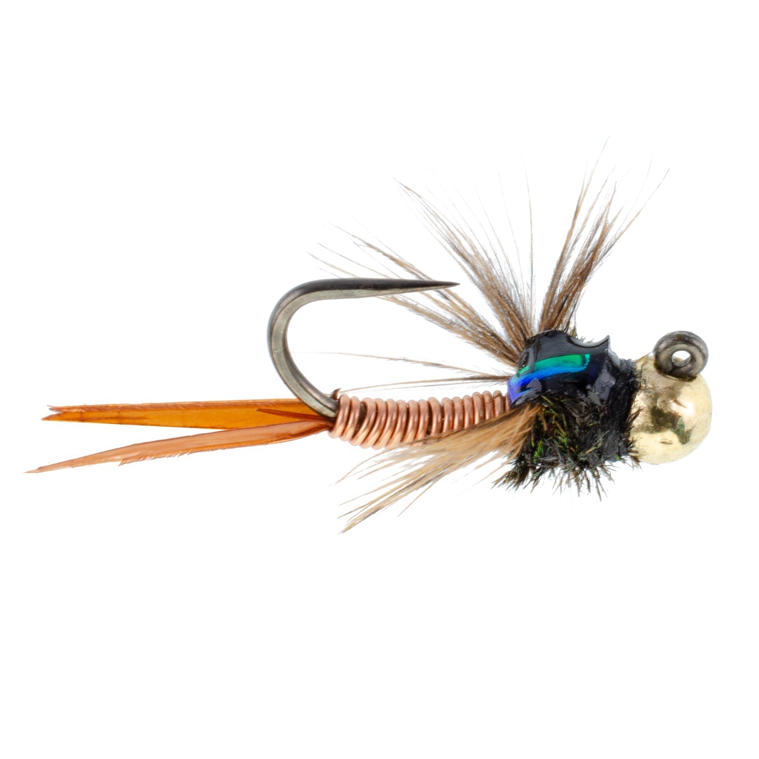 Black Tungsten Bead Prince Jig Tactical Czech Nymph Euro Nymphing Fly