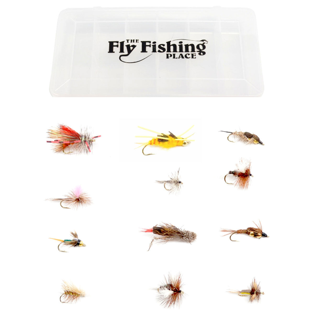 Trout Fly Assortment - Essential Western Dry and Nymph Fly Fishing Fli