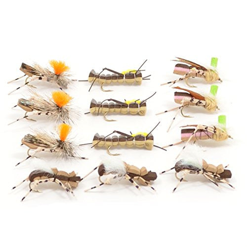 Dropper Hopper Foam Body High Visibility Grasshopper Dry Fishing