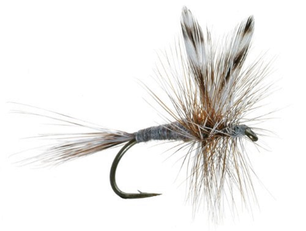 3 Pack Blue Wing Olive BWO Classic Dry Fly - Hook Size 16