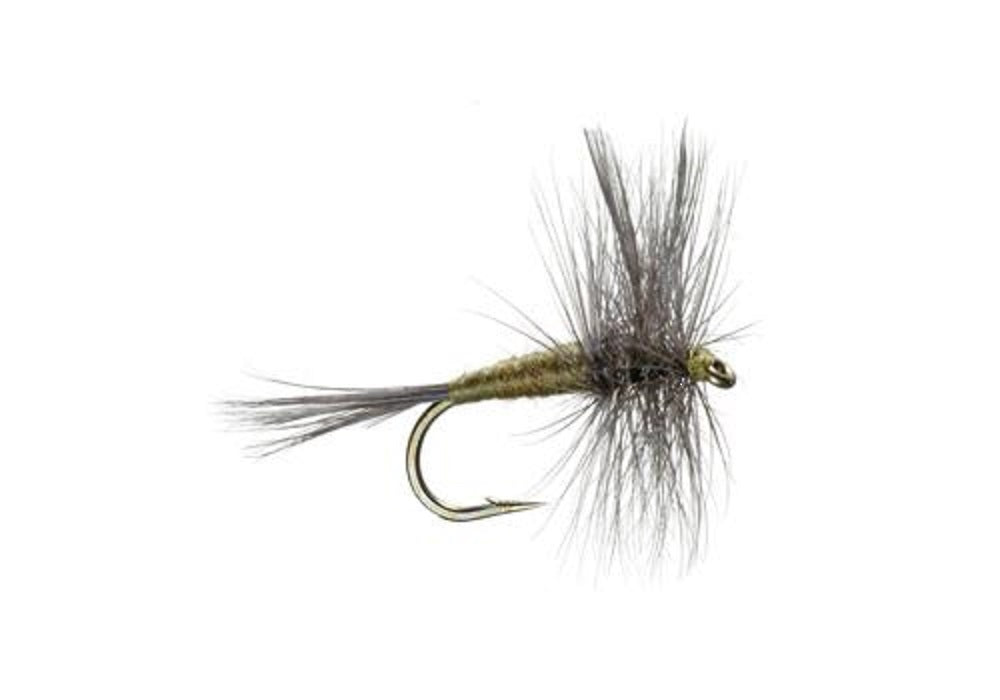 3 Pack Blue Wing Olive BWO Parachute Dry Fly - Hook Size 16
