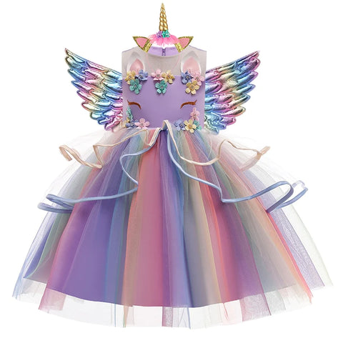 Robe bouffante ailes de licorne