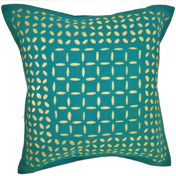 Indian Cushion Cover Everyday Home Accent Furnishing - 16" x 16" - Ecart