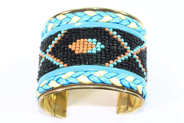 Beaded Cuff Bangles - Ecart