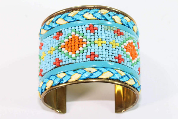 Beaded Cuff Bangles - Ecart