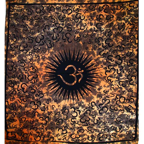 Saffron Om Echoes Tapestry - Ecart