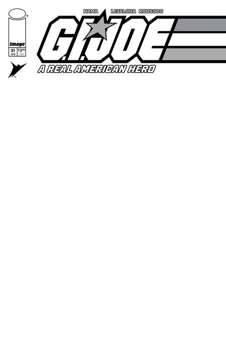 GI JOE A REAL AMERICAN HERO SILENT MISSIONS EDITION #21 CVR E BLANK SKETCH VAR (PRE-ORDER: 04/02/2025)