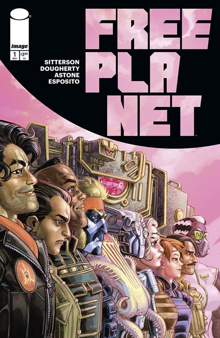 FREE PLANET #1 CVR A JED DOUGHERTY (PRE-ORDER: 05/07/2025)