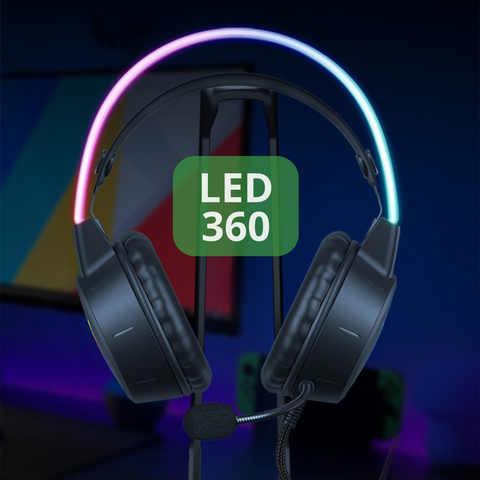 ecouteurs gaming led