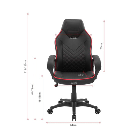 chaise gaming dimensions