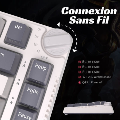 clavier gamer avec molette