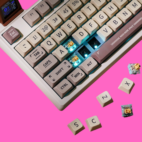 clavier retro touches demontables