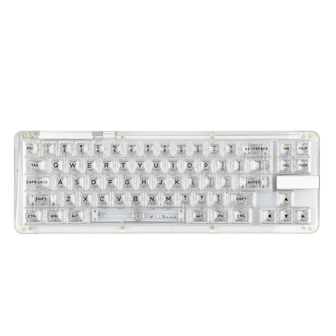 clavier gamer transparent blanc