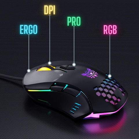 souris gamer avec dpi et rgb