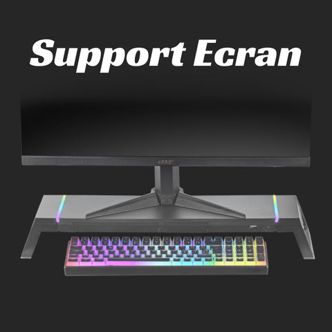support ecran rgb