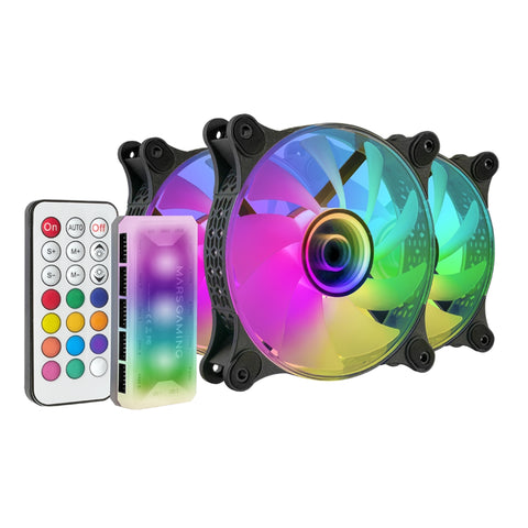 ventilateurs RGB telecommande pc