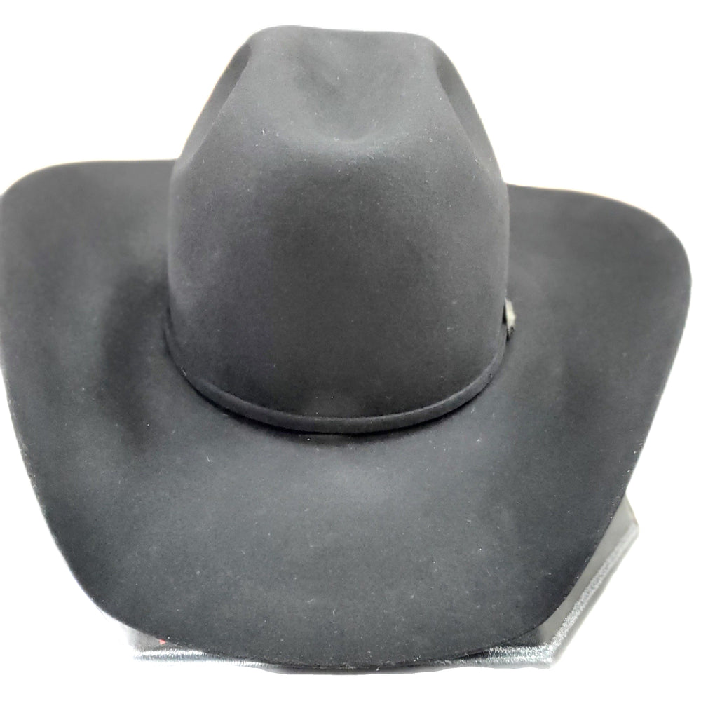 American Hat Company 6X Black Felt Cowboy Hat - Connolly Saddlery
