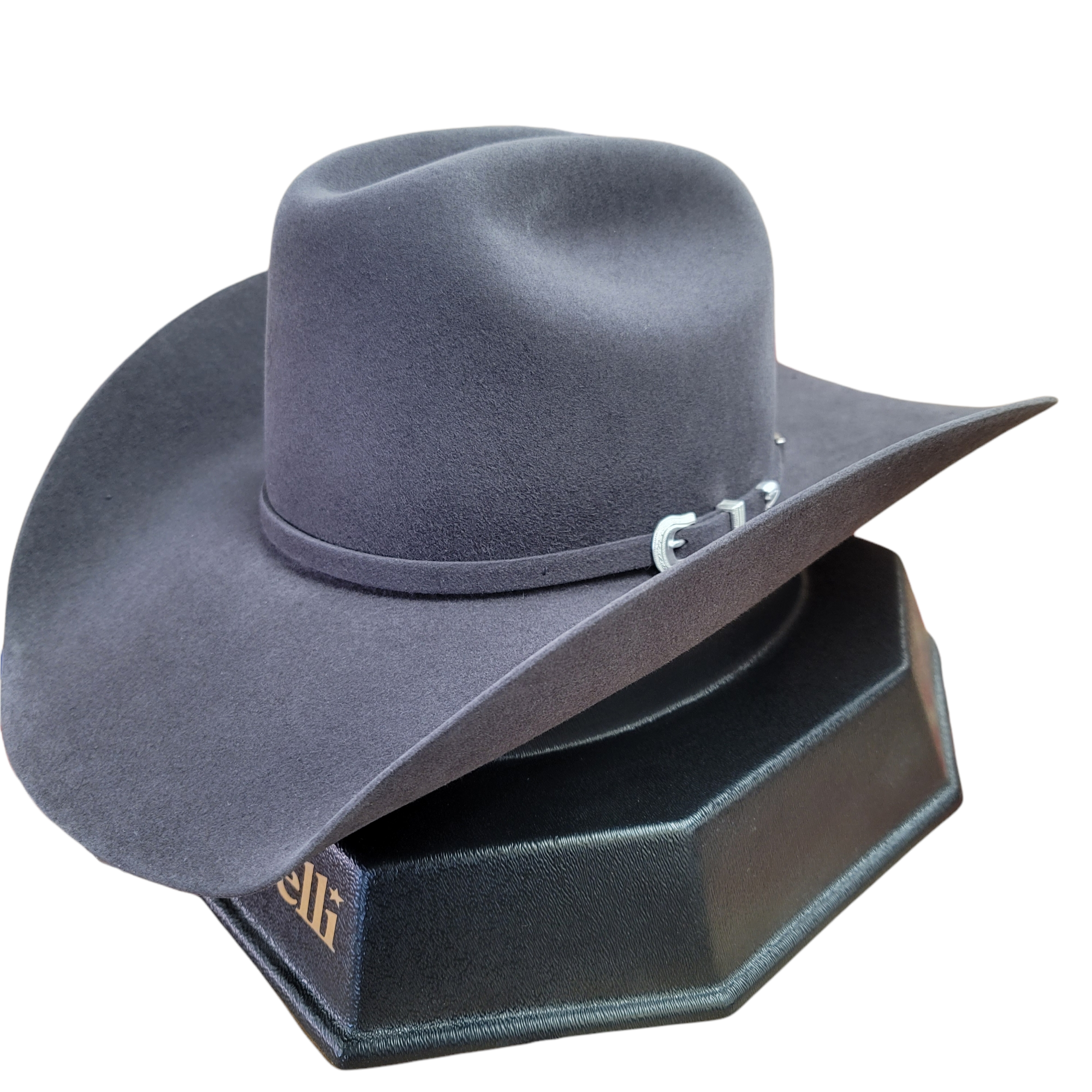 steel gray cowboy hat