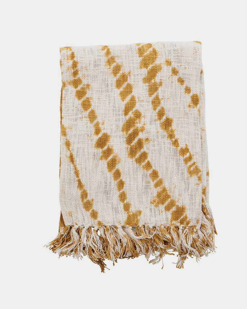 Mustard Tie Dye Fringe Throw Blanket Mustard Tie Dye Fringe Throw ...