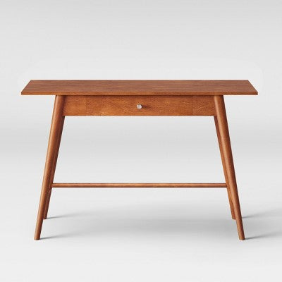 Project 62 Amherst Mid Century Modern Desk/Console Table Brown, FOB KS