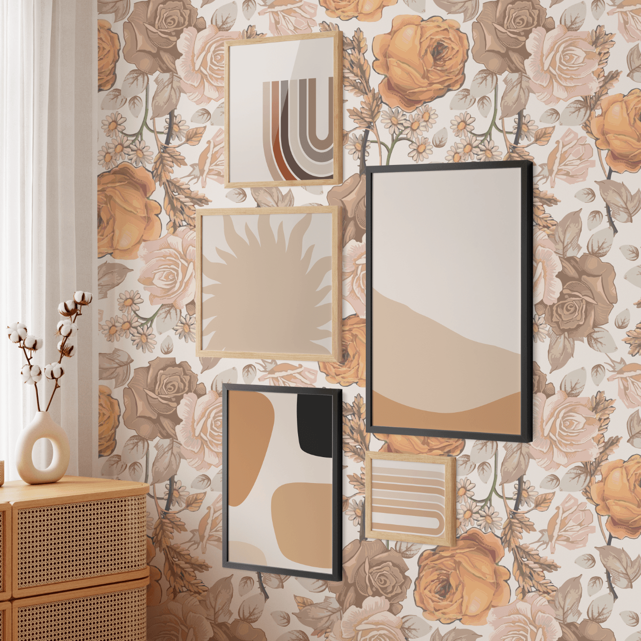 Peel and Stick/Removable Wallpaper Bohemian Design