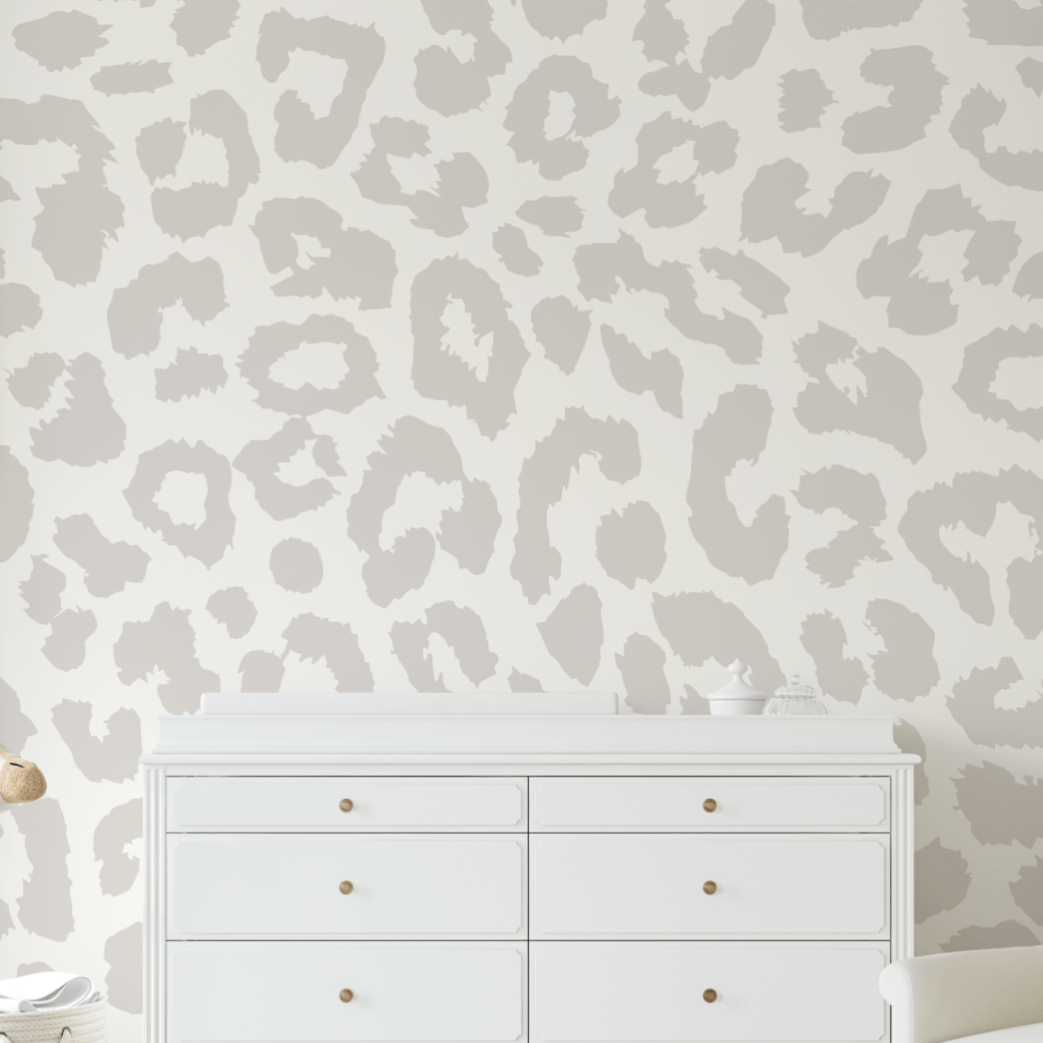 RMK10700WP - Peel and Stick Wallpaper-Gold Leopard Print