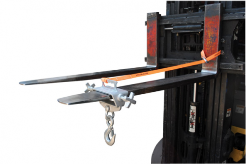 AS25 Series ForkLift Beams with Single Swivel Hook