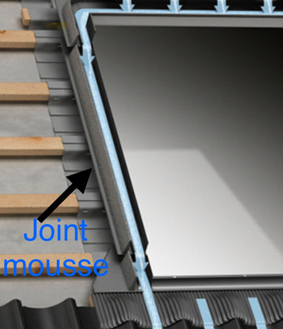 Comment réparer étanchéité joint de velux avec la pluie