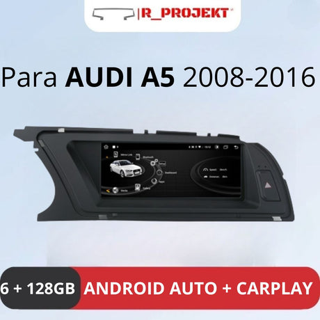 Estéreo de coche Android 11 para Audi A3 8P/S3 2003-2013 9/9.5 pulgadas  Pantalla táctil Carplay Android Auto FM AM Radio de coche con BT 5.1 GPS