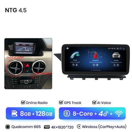 Pantalla LCD de navegación Gps para coche, reparación de pantalla de 5,8  pulgadas para Mercedes W204, W212, X204, NTG4, Audio20 / COMAND - AliExpress