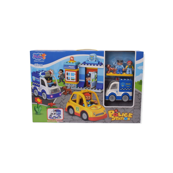 Dolu Children's Building Blocks Train Set, Tracks & Station