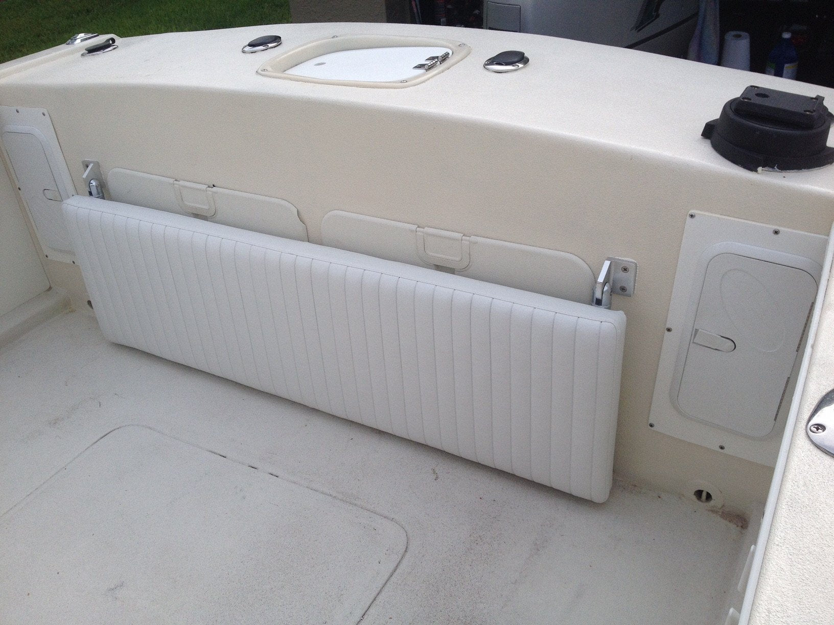 Fold Down Bench Seat Elevation Marine Manufacturing