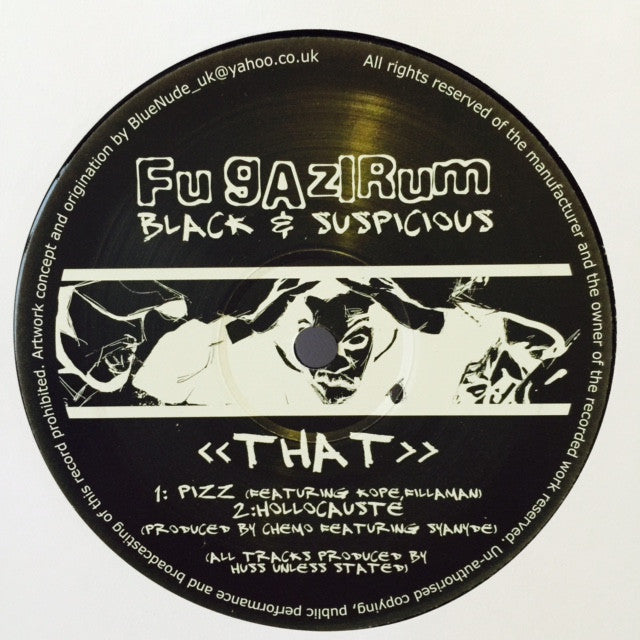 Fugazi Rum - Black & Suspicious 12