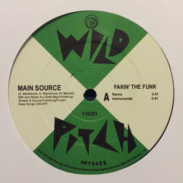 Main Source Fakin The Funk 12 Wild Pitch Records Y Mushimushi Records