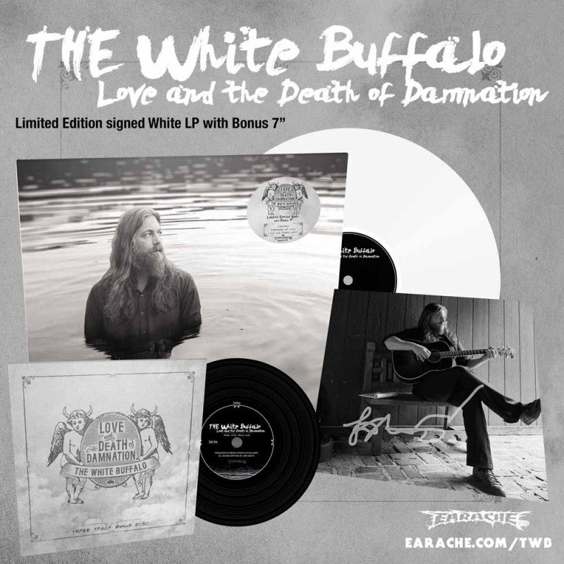 The White Buffalo ‎– Love The Damnation 12" (White Vinyl) – Mushimushi