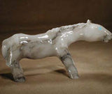 Alabaster Horse by Albert Eustace  - Zuni Fetish