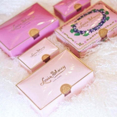 Louis Sherry Premium Chocolates, Camellia Pink Tin, 12 Pieces