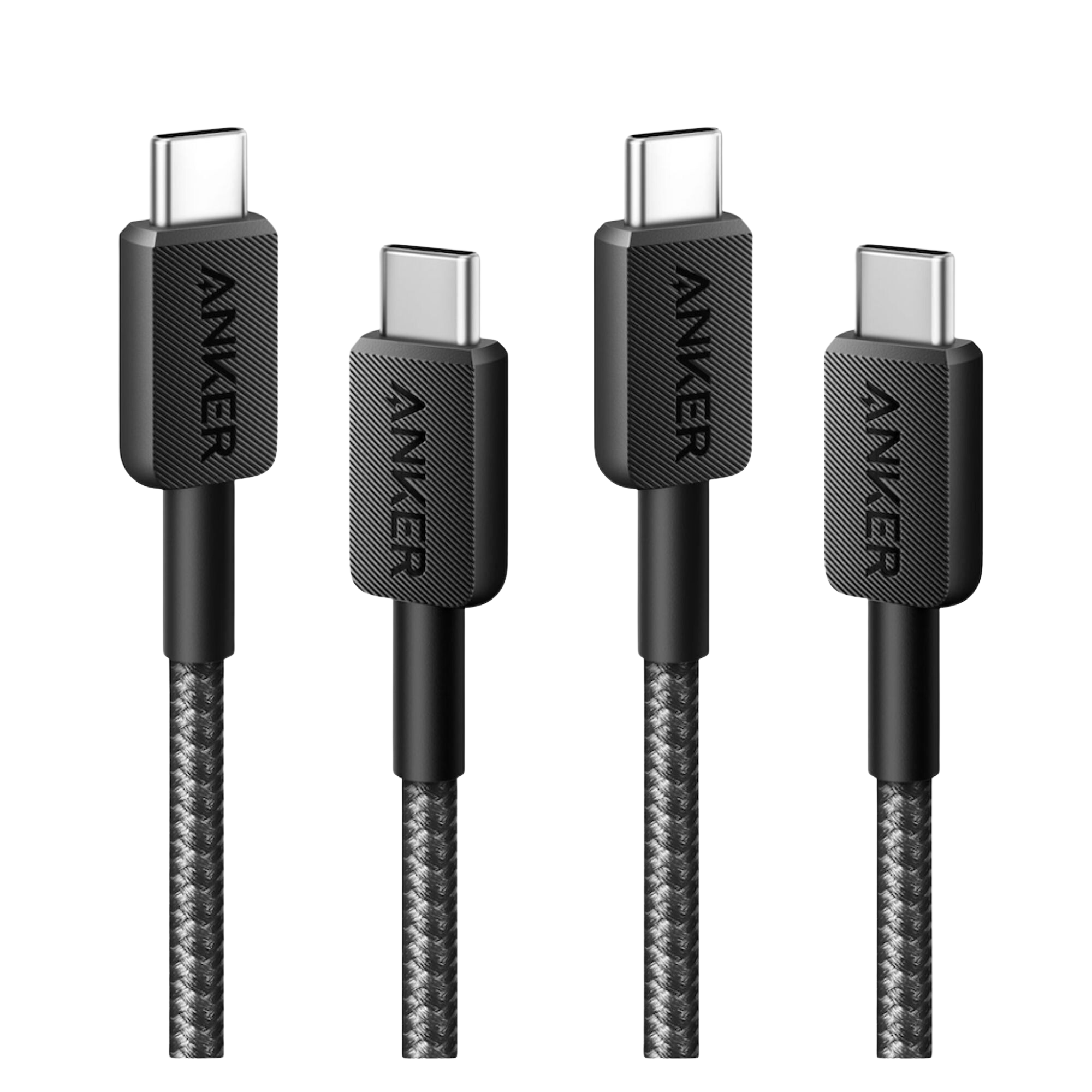 2 × Anker <b>322</b> USB-C to USB-C Cable